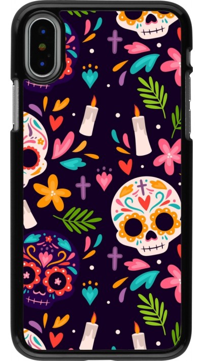 Coque iPhone X / Xs - Halloween 2023 mexican style