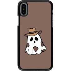 Coque iPhone X / Xs - Halloween 2024 cowboy ghost