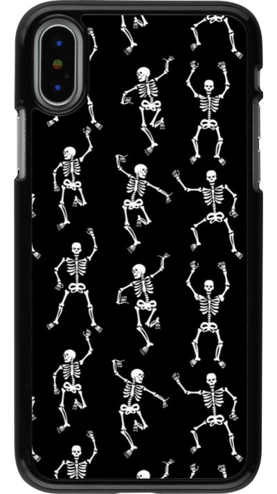 Coque iPhone X / Xs - Halloween 2024 dancing skeleton