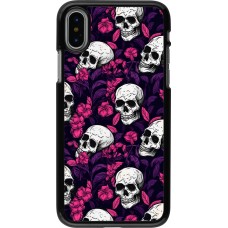 Coque iPhone X / Xs - Halloween 2024 romantic skulls