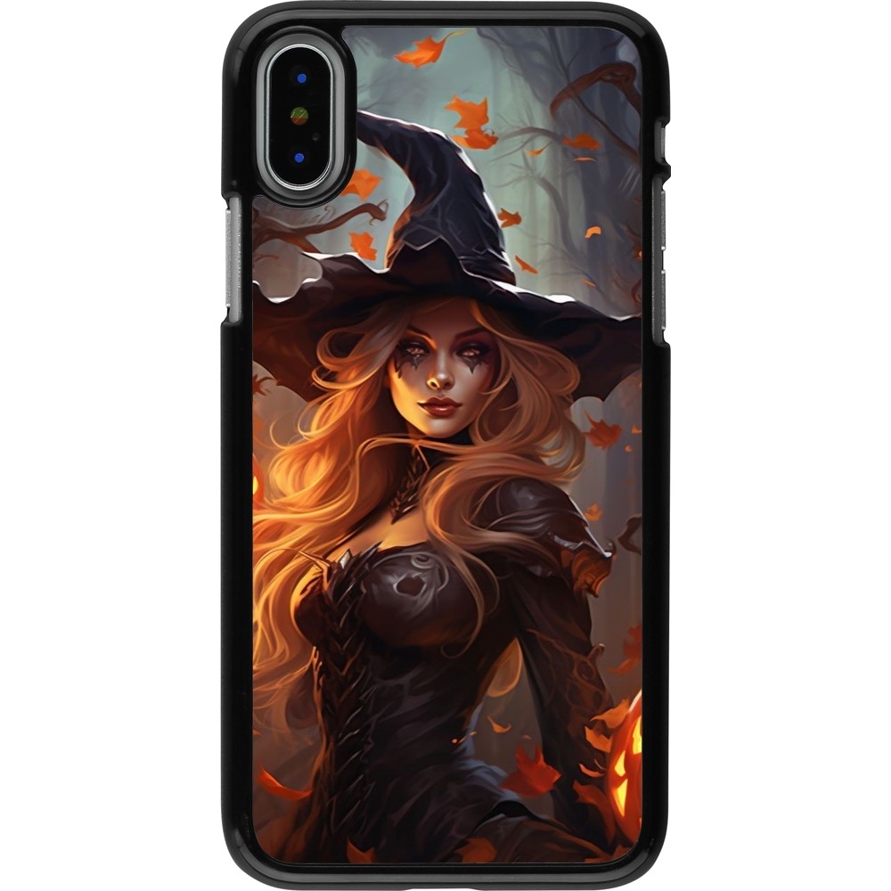 Coque iPhone X / Xs - Halloween 2024 sexy witch