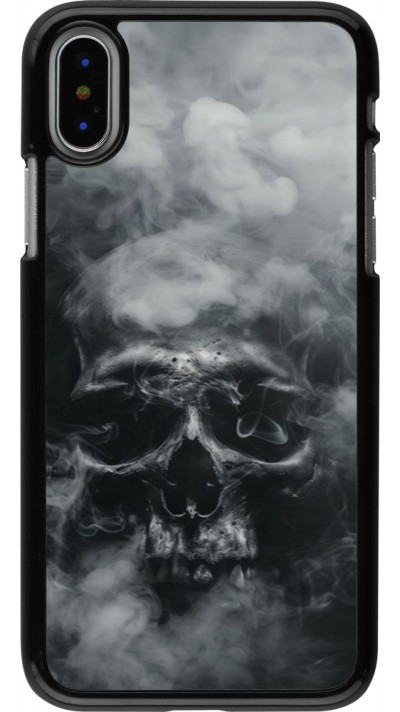 Coque iPhone X / Xs - Halloween 2024 smoky skull