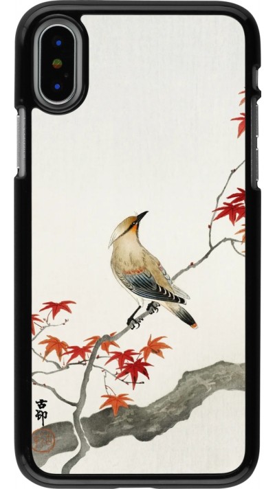 Coque iPhone X / Xs - Japanese Bird