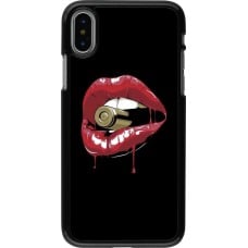 Coque iPhone X / Xs - Lips bullet