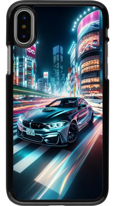 Coque iPhone X / Xs - BMW M4 Tokyo Night