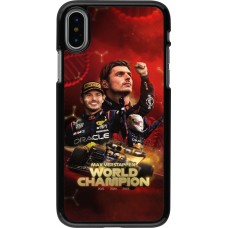 Coque iPhone X / Xs - Max Verstappen Champion 2023