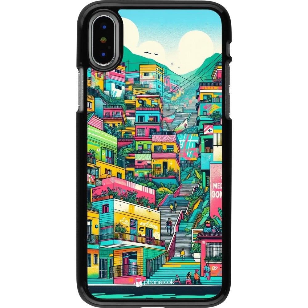 Coque iPhone X / Xs - Medellin Comuna 13 Art