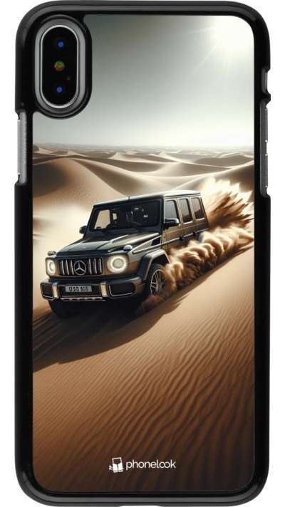 Coque iPhone X / Xs - Mercedes G Drift Desert