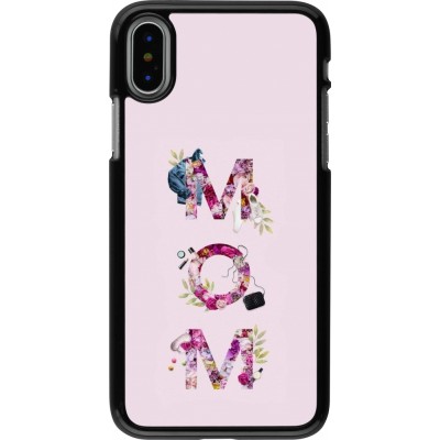 Coque iPhone X / Xs - Mom 2024 girly mom