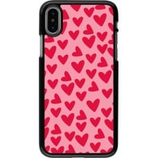 Coque iPhone X / Xs - Mom 2024 petits coeurs