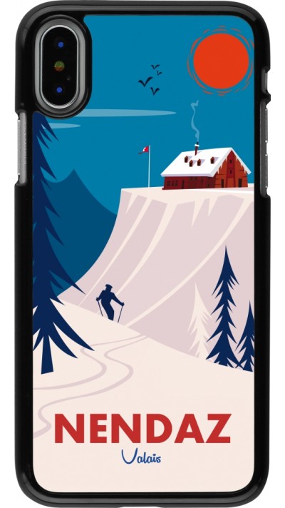 Coque iPhone X / Xs - Nendaz Cabane Ski