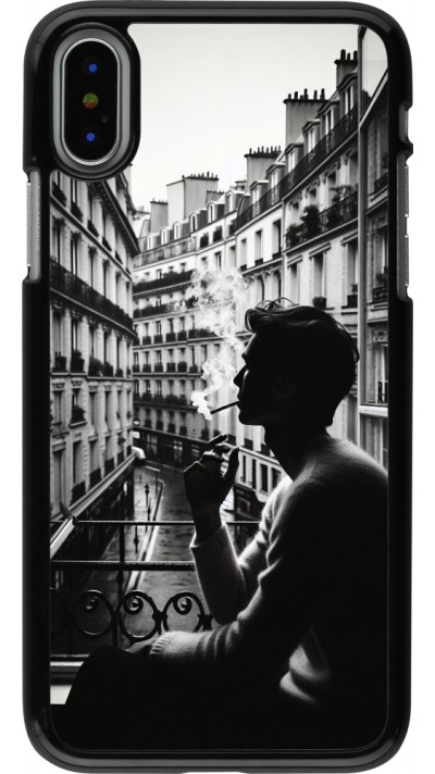 Coque iPhone X / Xs - Parisian Smoker