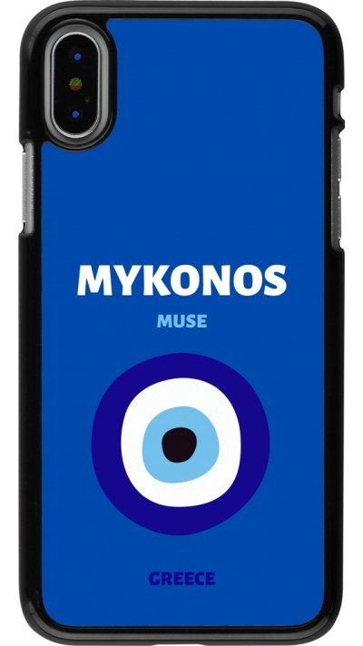 Coque iPhone X / Xs - Pop Summer Destination Mykonos