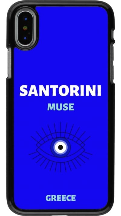 Coque iPhone X / Xs - Pop Summer Destination Santorini