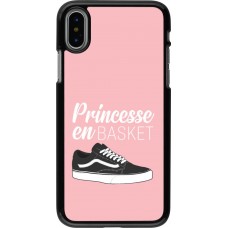 Coque iPhone X / Xs - princesse en basket