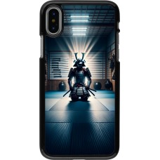 Coque iPhone X / Xs - Samouraï en prière