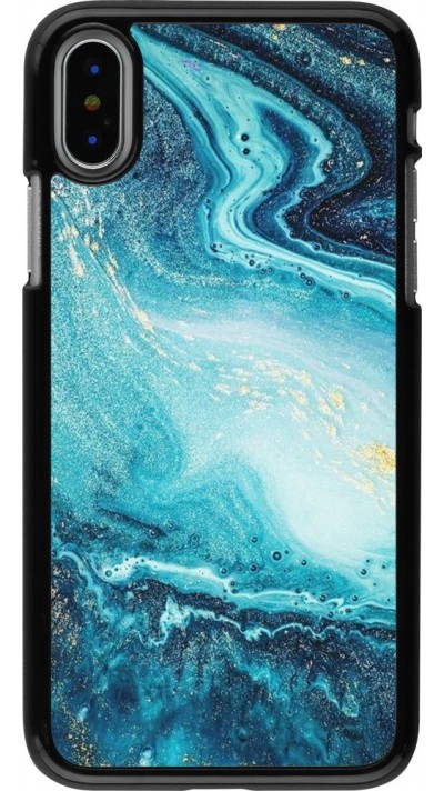 Coque iPhone X / Xs - Sea Foam Blue