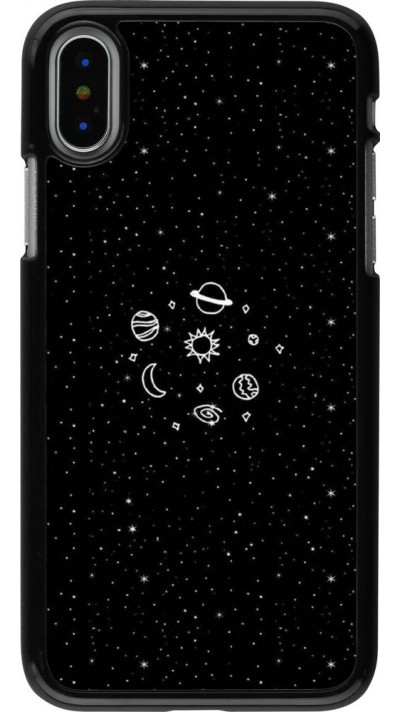 Coque iPhone X / Xs - Space Doodle