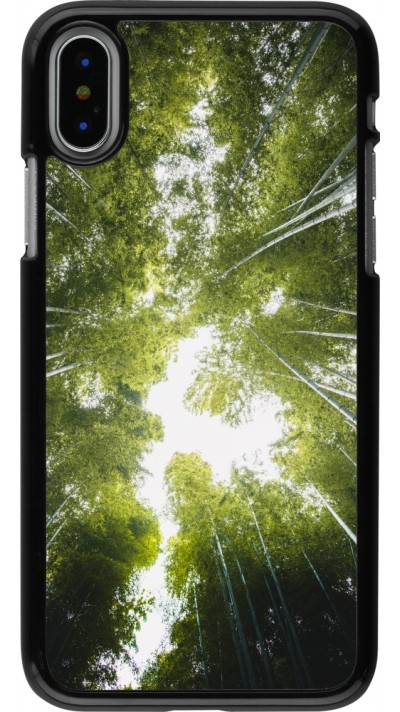 Coque iPhone X / Xs - Spring 23 forest blue sky