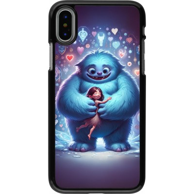 Coque iPhone X / Xs - Valentine 2024 Fluffy Love