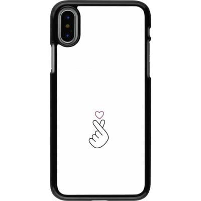 Coque iPhone X / Xs - Valentine 2024 heart by Millennials