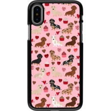 Coque iPhone X / Xs - Valentine 2024 puppy love