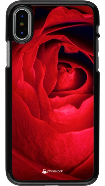 Hülle iPhone X / Xs - Valentine 2022 Rose