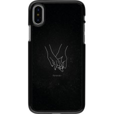 Coque iPhone X / Xs - Valentine 2023 hands forever