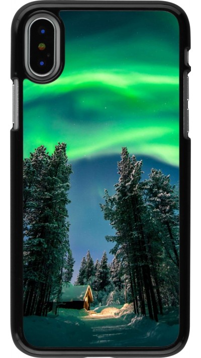 Coque iPhone X / Xs - Winter 22 Northern Lights