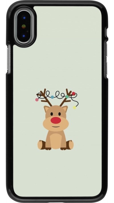 Coque iPhone X / Xs - Christmas 22 baby reindeer