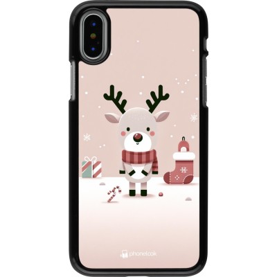 Coque iPhone X / Xs - Noël 2023 Choupinette Renne