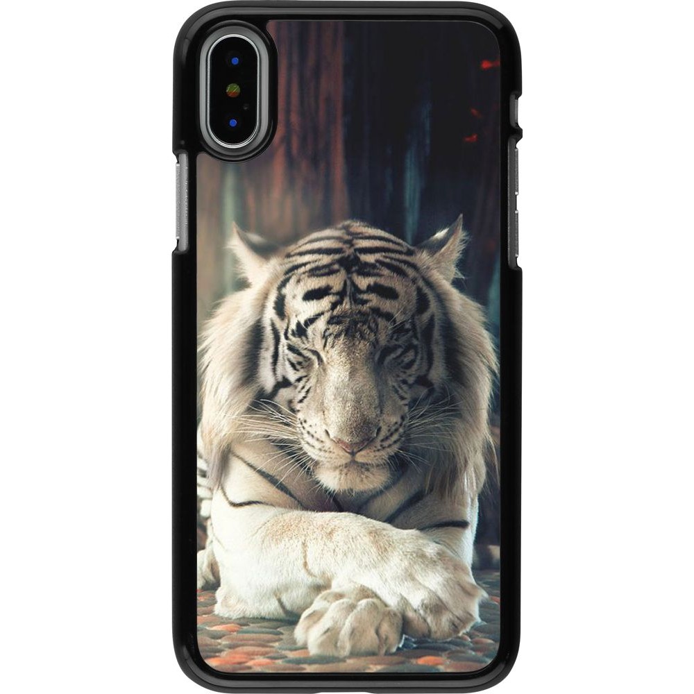 Coque iPhone X / Xs - Zen Tiger