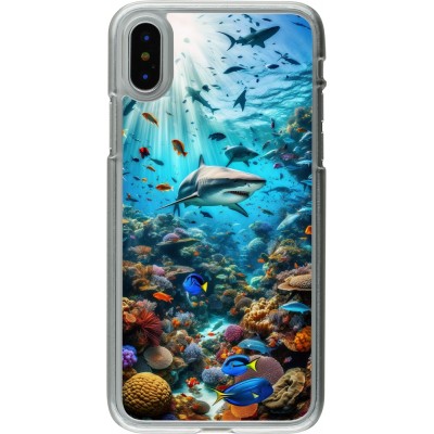 Coque iPhone X / Xs - Plastique transparent Bora Bora Mer et Merveilles