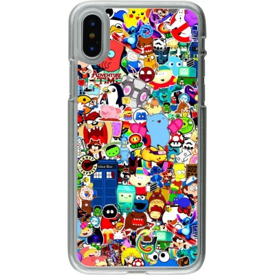 Coque iPhone X / Xs - Plastique transparent Mixed cartoons