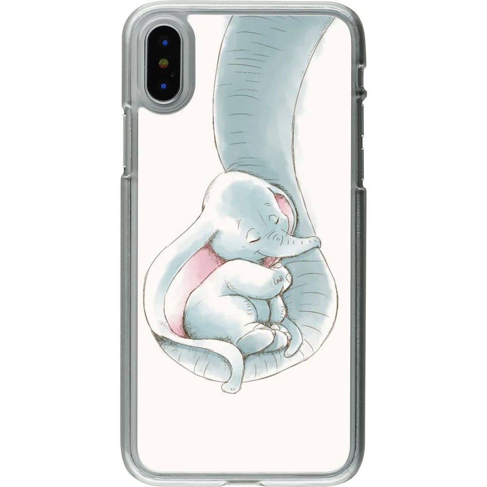 Coque iPhone X / Xs - Plastique transparent Mom 1903