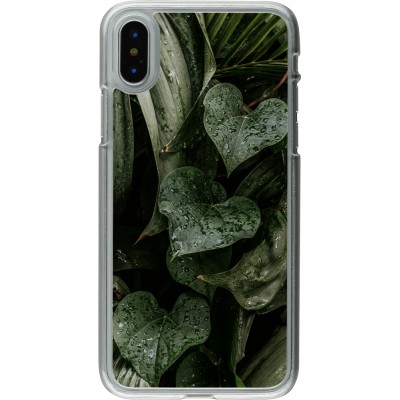 Coque iPhone X / Xs - Plastique transparent Spring 23 fresh plants