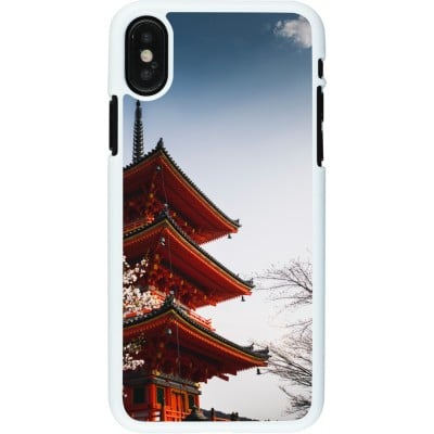 Coque iPhone X / Xs - Plastique blanc Spring 23 Japan