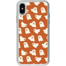 iPhone X / Xs Case Hülle - Silikon transparent Autumn 2024 mini ghosts