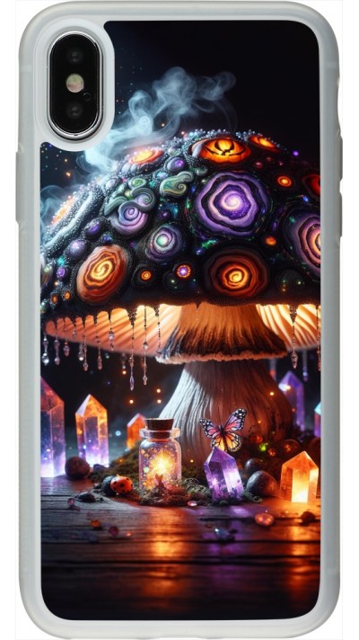 Coque iPhone X / Xs - Silicone rigide transparent Halloween Potion Magic