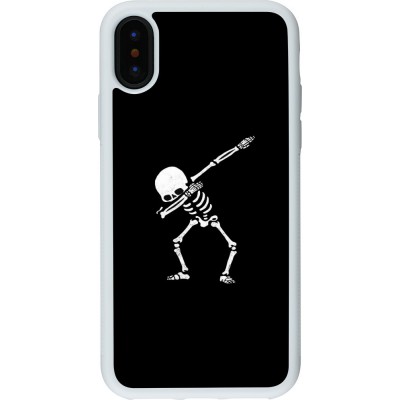 Coque iPhone X / Xs - Silicone rigide blanc Halloween 19 09