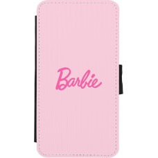 Coque iPhone X / Xs - Wallet noir Barbie Text