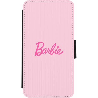 Coque iPhone X / Xs - Wallet noir Barbie Text