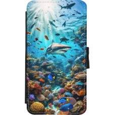 Coque iPhone X / Xs - Wallet noir Bora Bora Mer et Merveilles