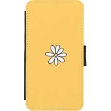 Coque iPhone X / Xs - Wallet noir Easter 2023 daisy