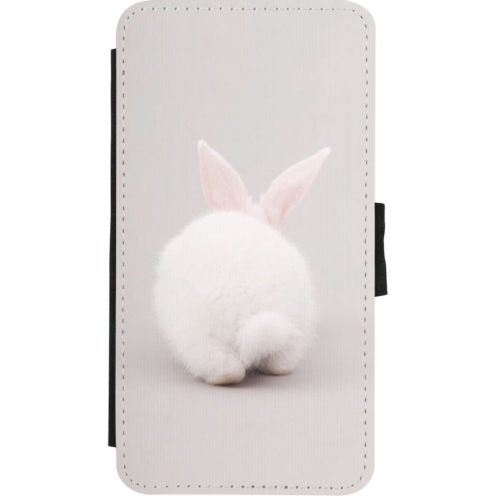 Coque iPhone X / Xs - Wallet noir Easter 2024 bunny butt