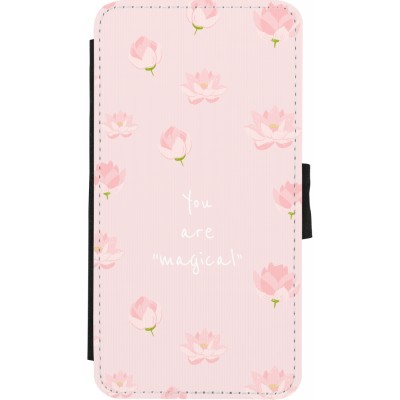 Coque iPhone X / Xs - Wallet noir Mom 2023 your are magical