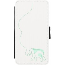 Coque iPhone X / Xs - Wallet noir Spring 23 baby elephant