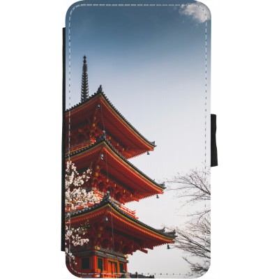 Coque iPhone X / Xs - Wallet noir Spring 23 Japan