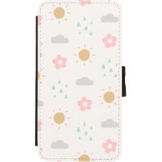 Coque iPhone X / Xs - Wallet noir Spring 23 weather