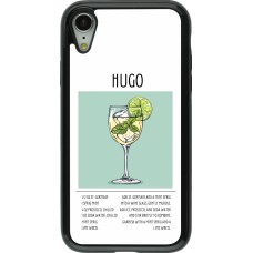 Coque iPhone XR - Hybrid Armor noir Cocktail recette Hugo